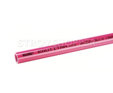 Отопительная труба Rehau Pink 32х4,4 мм